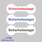 Preview: SECURITY WHITE PE - Sicherheitsetiketten "Sicherheitssiegel" auf Rolle - 60 x 20 mm - 1000 Stück